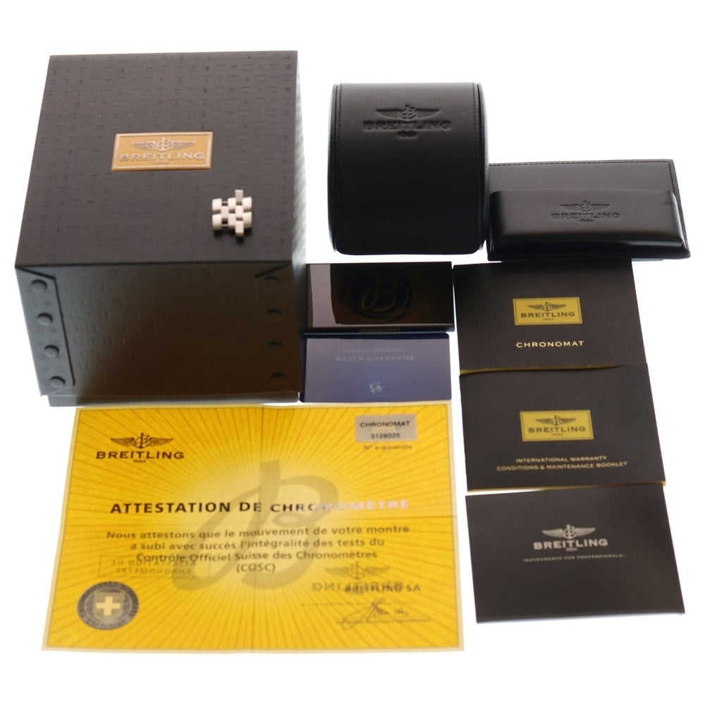 BREITLING(ブライトリング) クロノマット44 1000本限定 フレッチェトリコローリ SS/AT ステンレス 自動巻き AB01104D