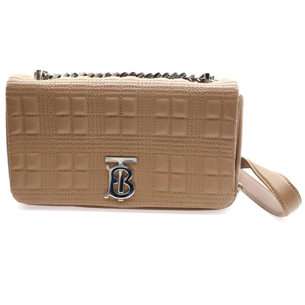 BURBERRY(バーバリー) TB ローラ ショルダーバッグ ハンドバッグ ブラウン レザー