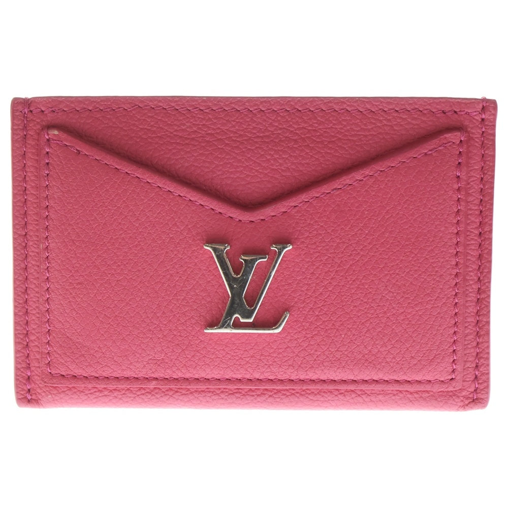 LOUIS VUITTON(ルイヴィトン) ポルト・カルト・ロックミー ピンク レザー カードケース M68555 レディース