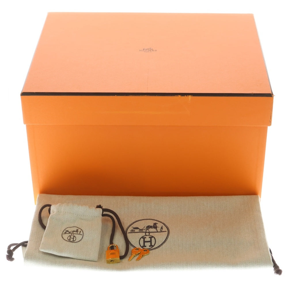 HERMES(エルメス) ピコタンロックPM カーゴ ポケット トワルゴエラン スイフト オレンジ系 ゴールド金具 ハンドバッグ U刻印 レディース