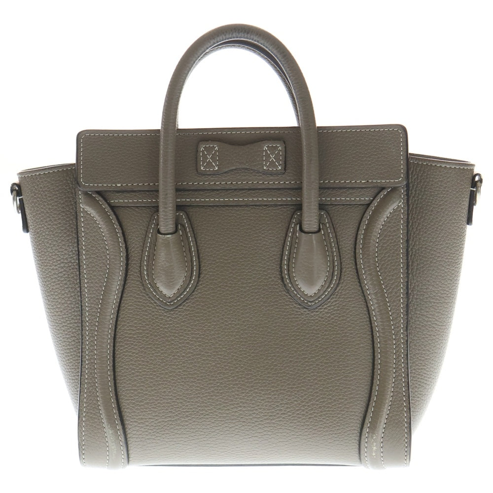 CELINE(セリーヌ) ラゲージナノ スリ レザー 2WAY ハンドバッグ ショルダーバッグ レディース