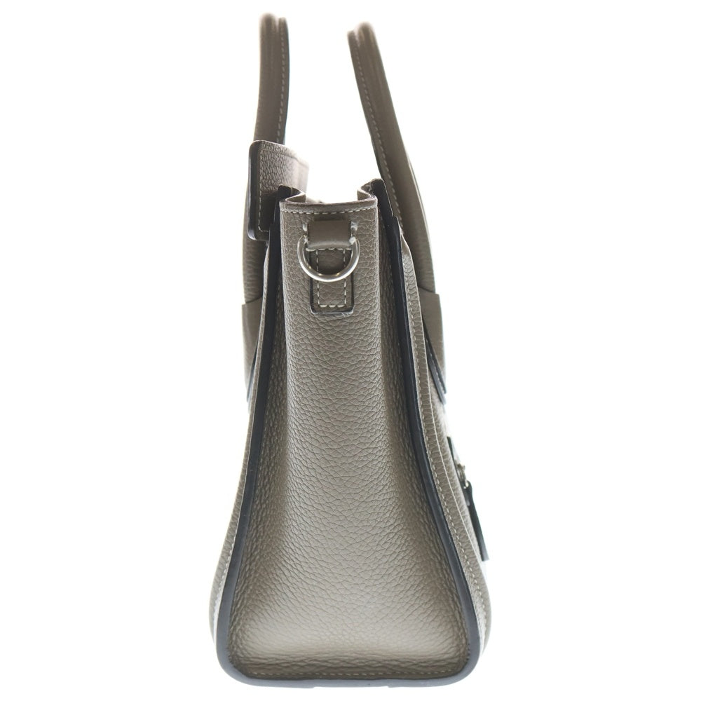 CELINE(セリーヌ) ラゲージナノ スリ レザー 2WAY ハンドバッグ ショルダーバッグ レディース