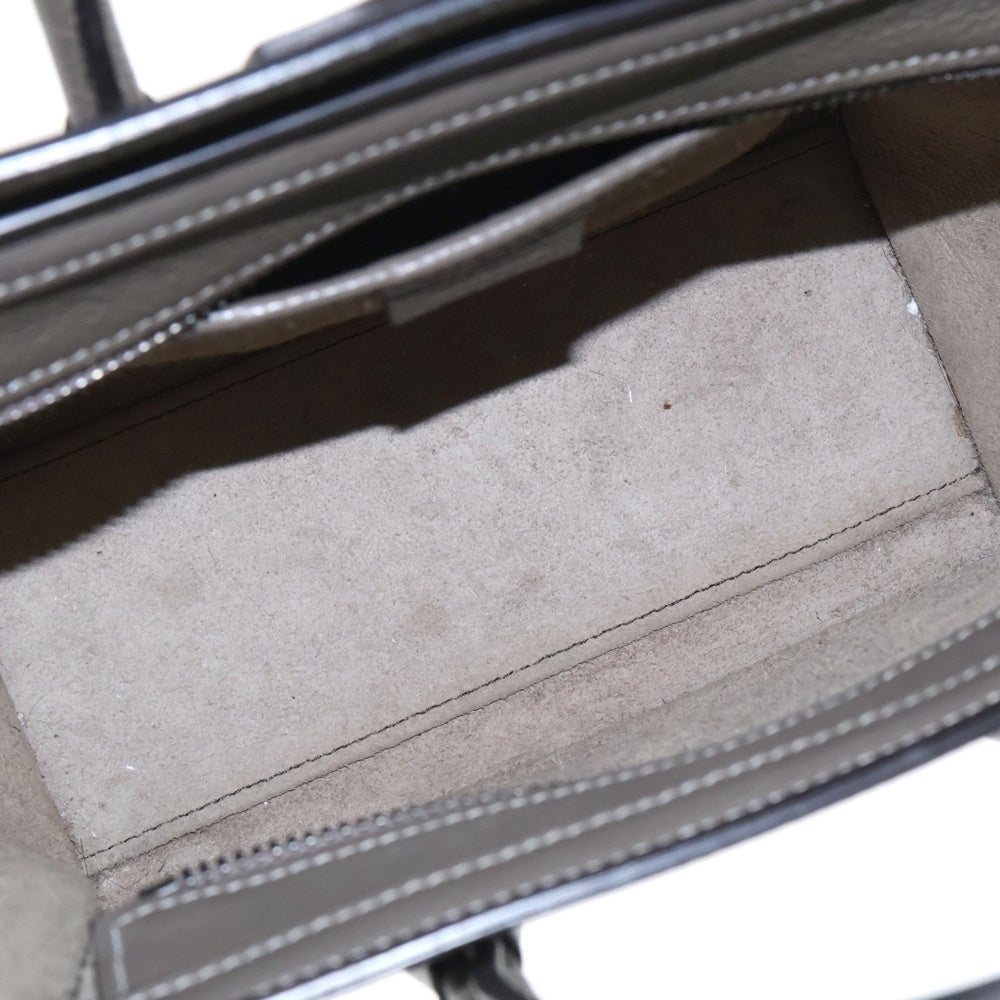 CELINE(セリーヌ) ラゲージナノ スリ レザー 2WAY ハンドバッグ ショルダーバッグ レディース