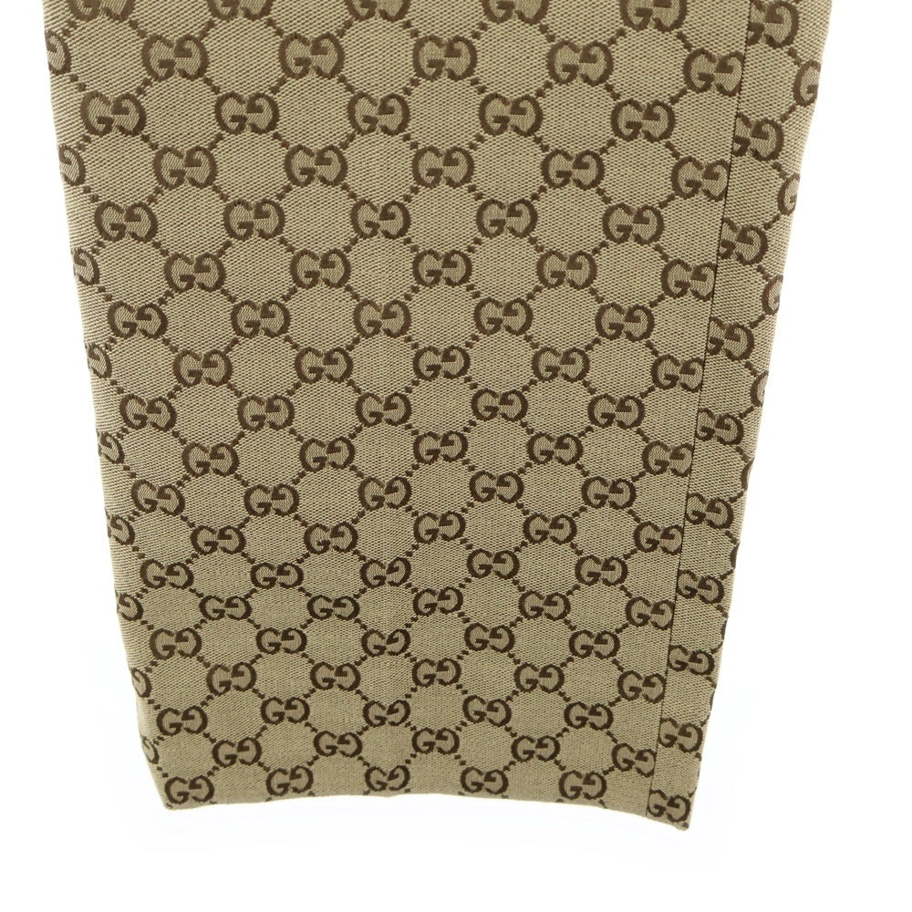 GUCCI(グッチ) GGキャンバス ホースビットパンツ ベージュブラウン 681507 レディース