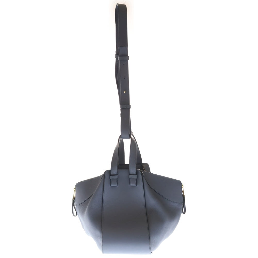 LOEWE(ロエベ) ハンモック 2WAYバッグ ハンドバッグ ショルダーバッグ スモール スモーキーブルー レザー シルバー金具 レディース
