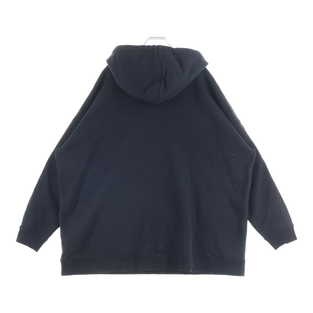 VALENTINO(ヴァレンティノ) ロゴプリント プルオーバー長袖パーカー ブラック