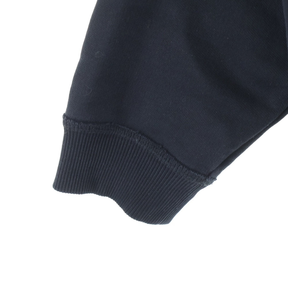 VALENTINO(ヴァレンティノ) ロゴプリント プルオーバー長袖パーカー ブラック