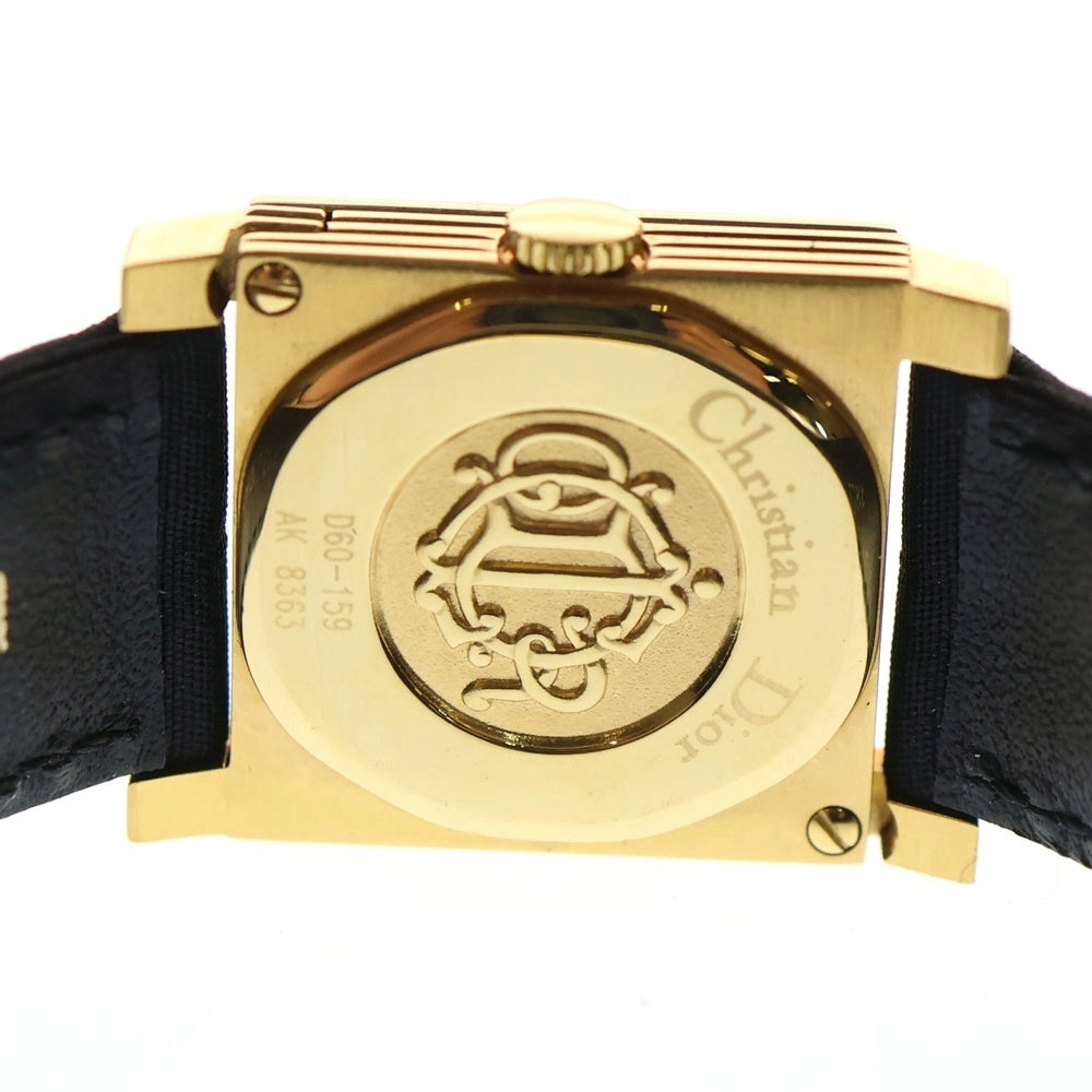 Christian Dior(クリスチャンディオール) D60-159 ラ パリジェンヌ 白文字盤 GP/QZ ゴールド クォーツ 腕時計 レディース