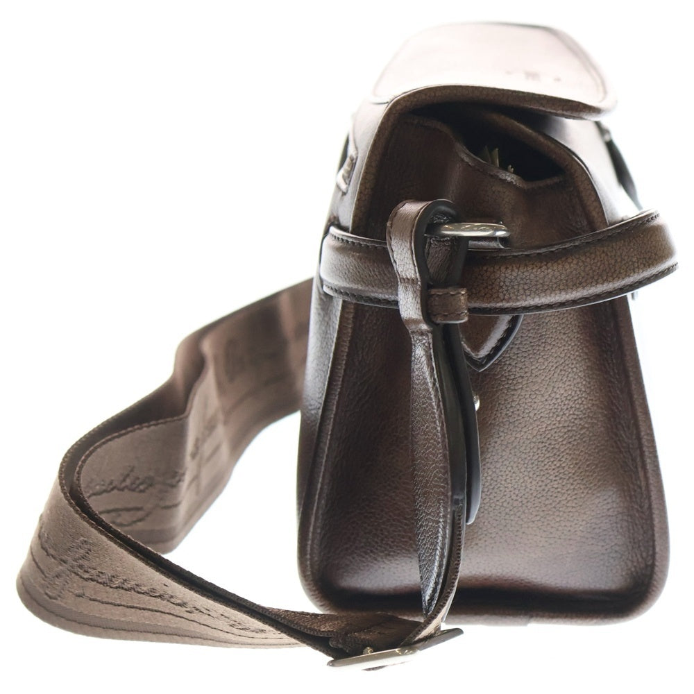 Berluti(ベルルッティ) モーニング オン ストラップ メッセンジャーバッグ ブラウン レザー