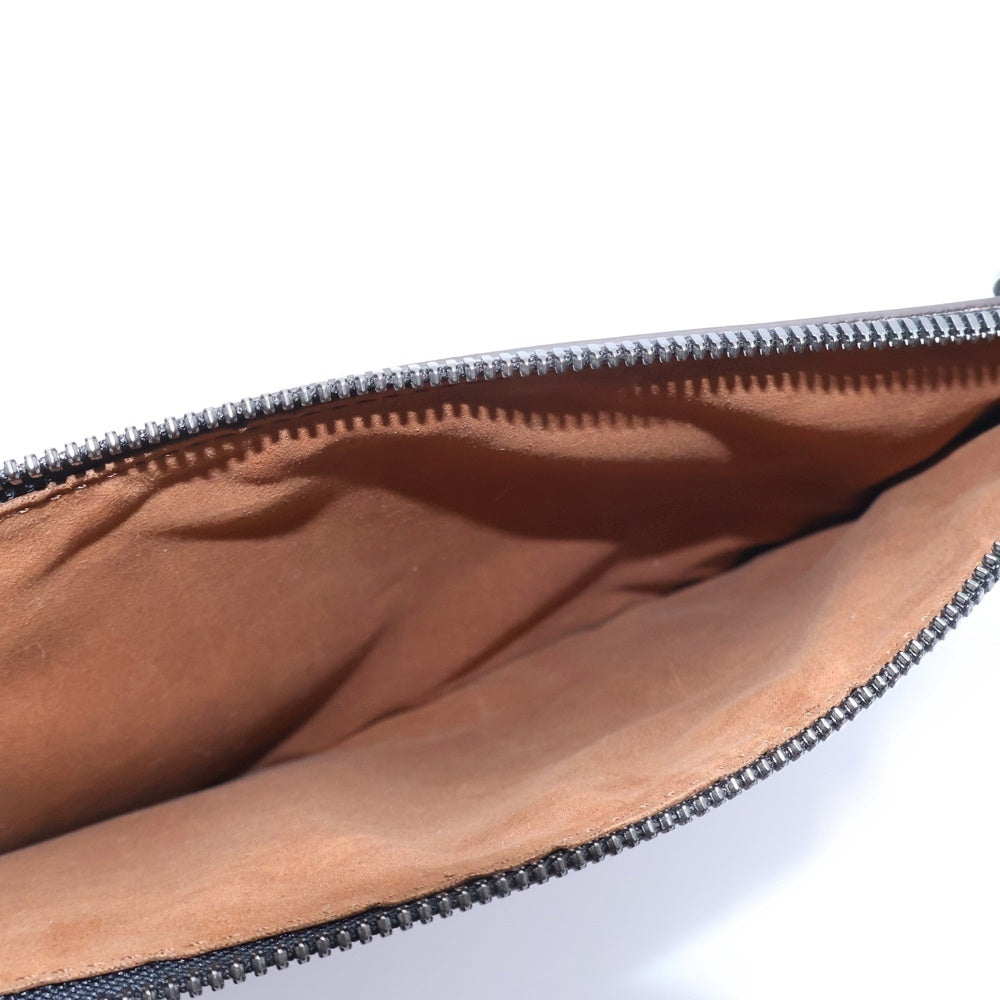 Berluti(ベルルッティ) カリグラフィ ポーチ オーダー ブラウン レザー