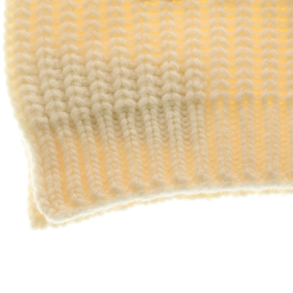 FENDI(フェンディ) ロゴ ニットマフラー アイボリー FXT352 レディース