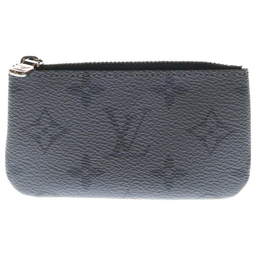 LOUIS VUITTON(ルイヴィトン) モノグラムエクリプス ポシェットクレ M80905 ブラック PVC キーリング コインケース レディース