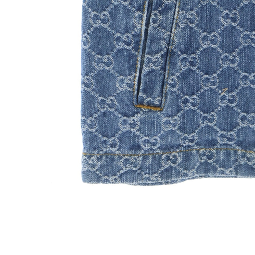 GUCCI(グッチ) GG ジャカード デニムシャツ インディゴ レディース