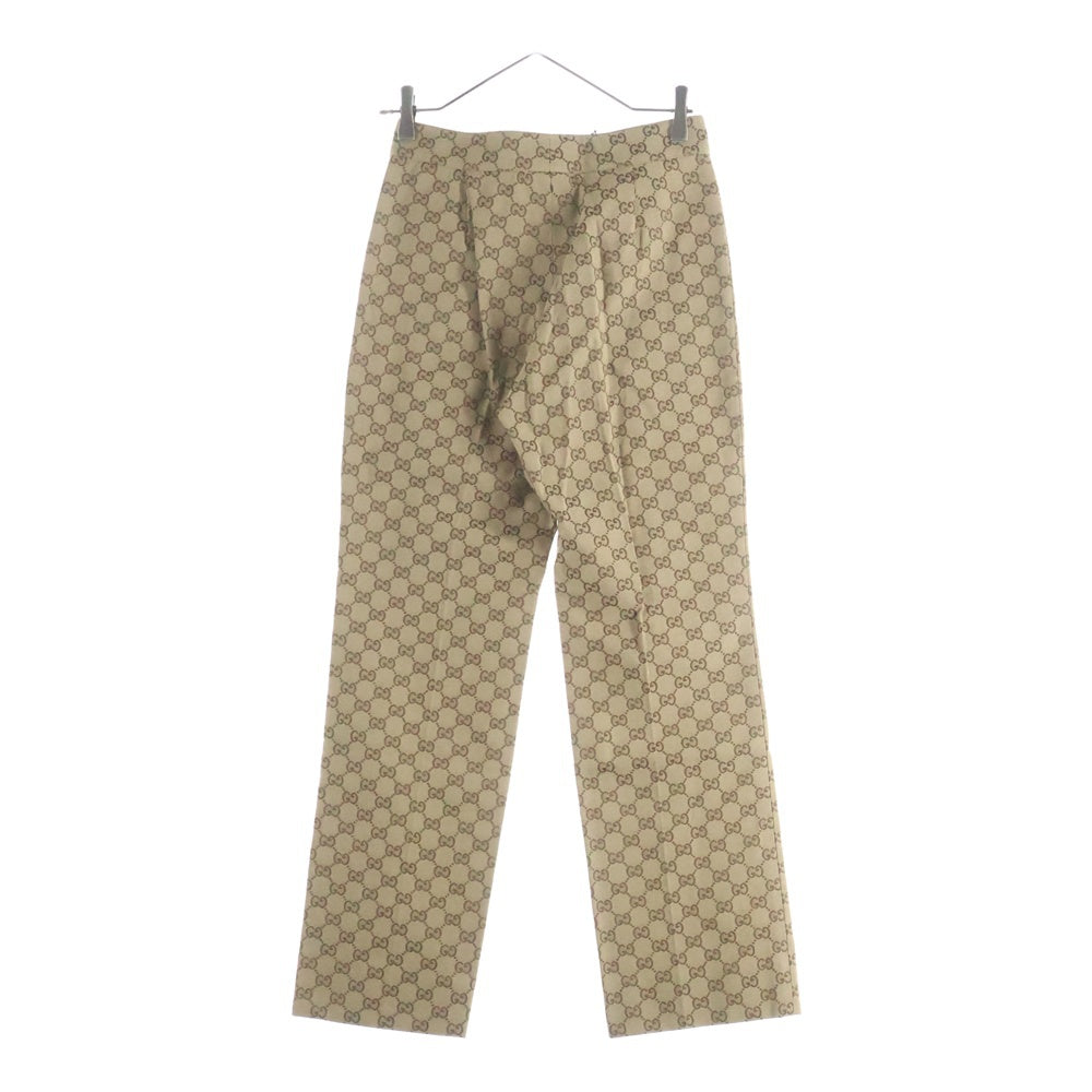 GUCCI(グッチ) ホースビット GGキャンバスパンツ ベージュ 681507 Z8AWK レディース