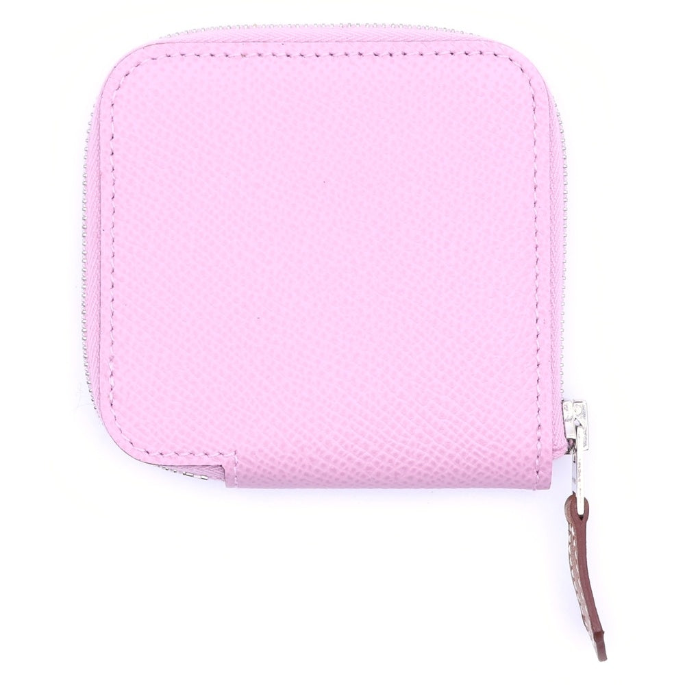 HERMES(エルメス) アザップ コンパクトミニ シルクイン コインケース モーヴシルベストル エプソン シルバー金具 小銭入れ レディース