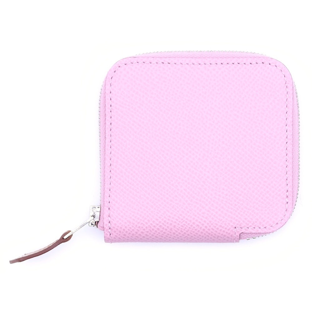 HERMES(エルメス) アザップ コンパクトミニ シルクイン コインケース モーヴシルベストル エプソン シルバー金具 小銭入れ レディース