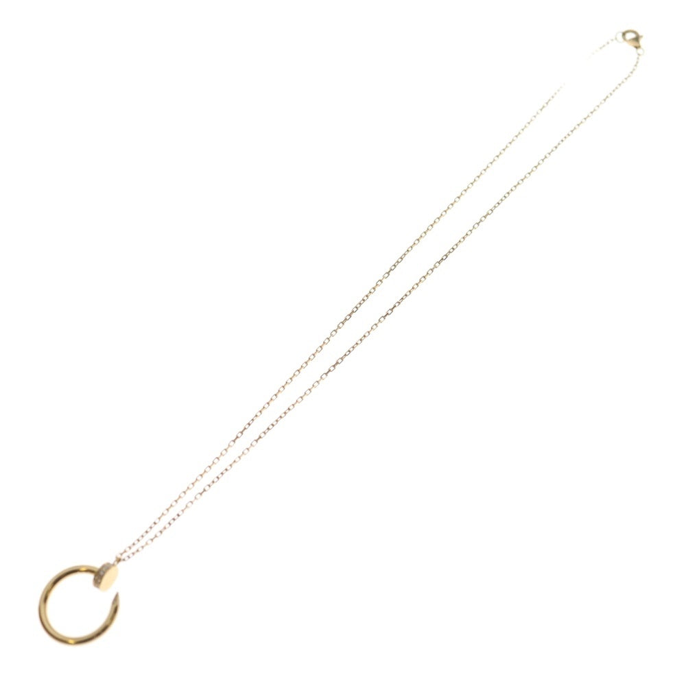 Cartier(カルティエ) ジュスト アンクル ダイヤネックレス ペンダント K18 Au750 PG ピンクゴールド B7224513 レディース