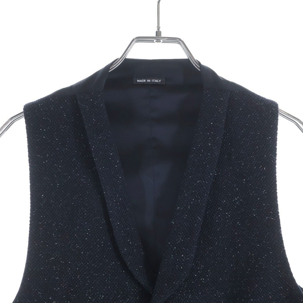 GIORGIO ARMANI(ジョルジオアルマーニ) ショールカラー 3Bジレ ベスト ブラック