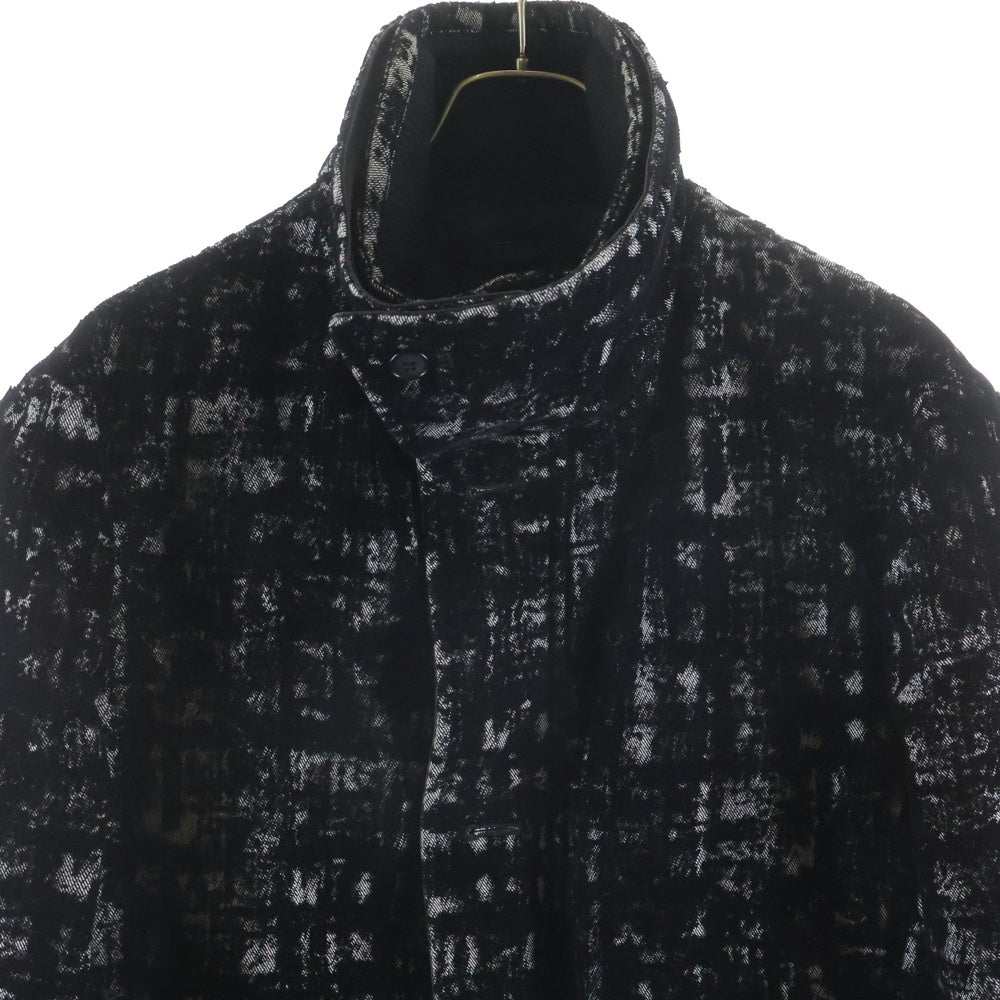 GIORGIO ARMANI(ジョルジオアルマーニ) レザー切替 ベロア ベルベット