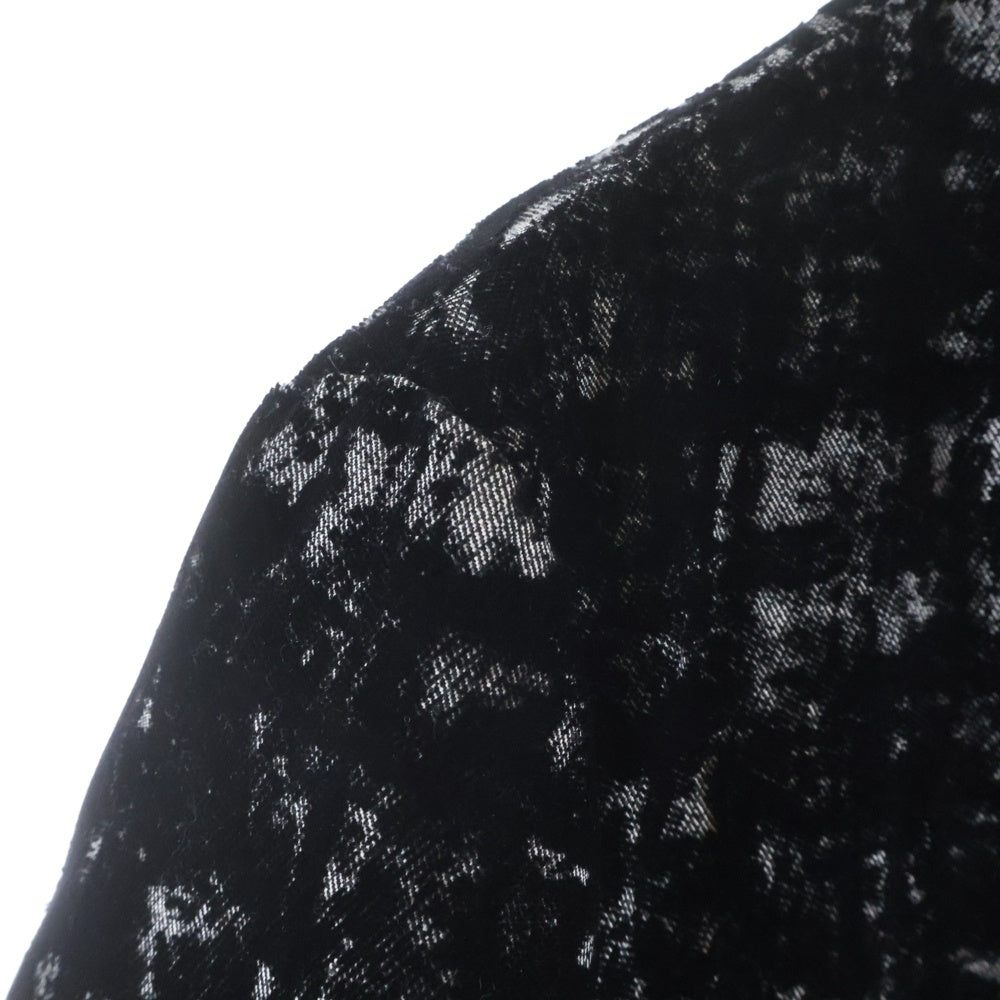 GIORGIO ARMANI(ジョルジオアルマーニ) レザー切替 ベロア ベルベット