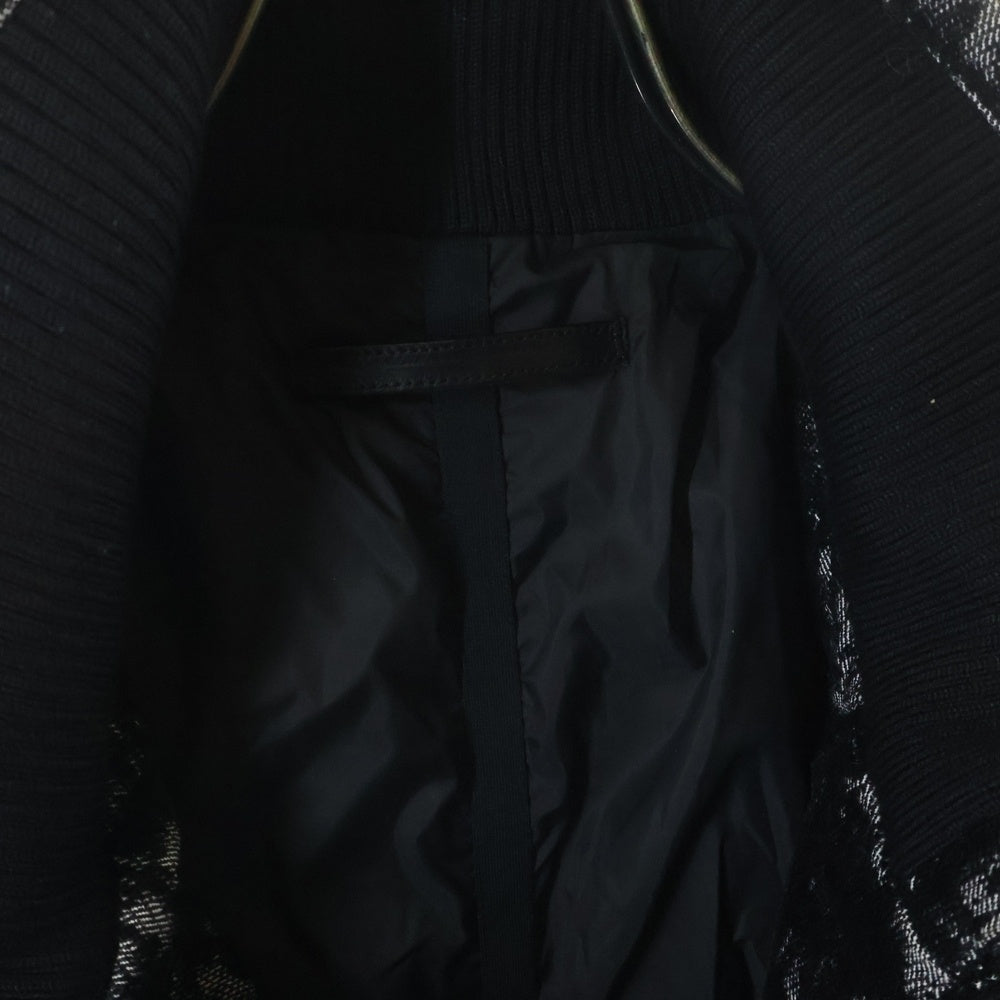 GIORGIO ARMANI(ジョルジオアルマーニ) レザー切替 ベロア ベルベット