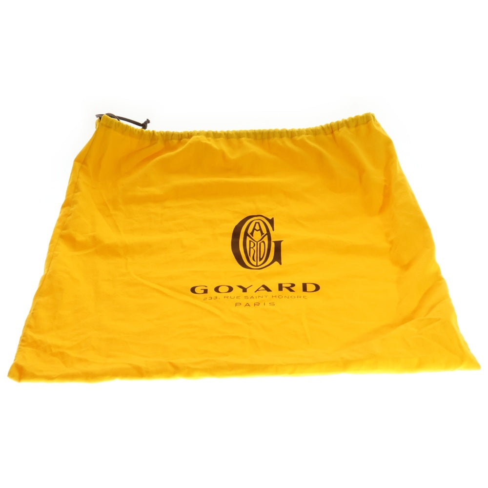 GOYARD(ゴヤール) ベルシャスビヨードPM レザー PVCコーティングキャンバス トートバッグ ブラック/ブラウン レディース