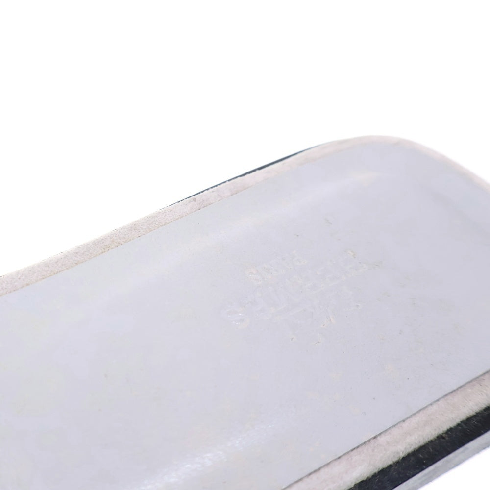 HERMES(エルメス) オラン Hロゴ ミュール サンダル シルバー レディース