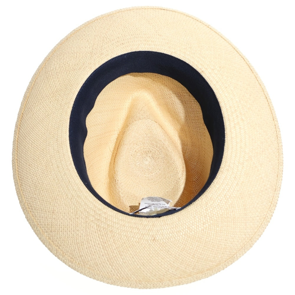 HERMES(エルメス) チェック柄リボン 麦わら帽子 ストローハット 帽子 レディース