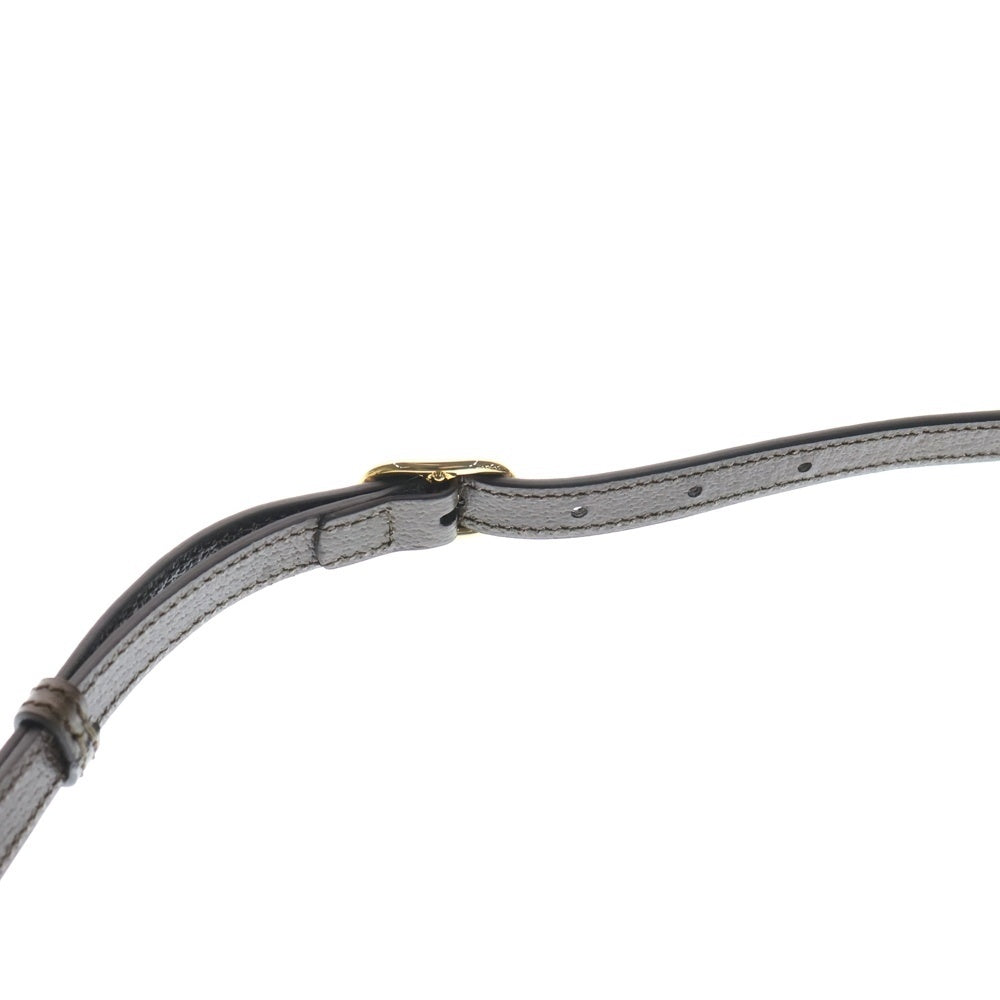 GUCCI(グッチ) オフィディア ミニトップハンドル ショルダーバッグ ブラウン PVCレザー 772053