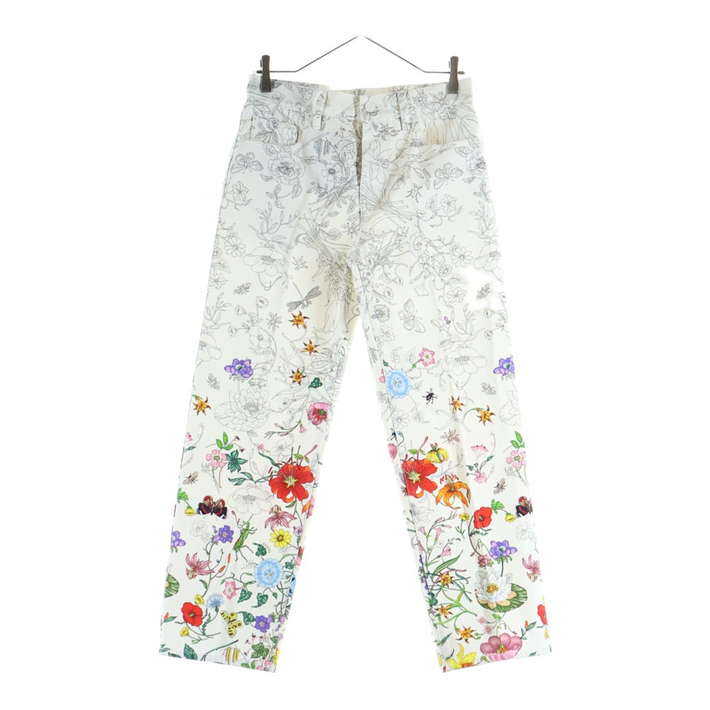 GUCCI(グッチ) フローラプリント パンツ ホワイト 812233 XDDC7 レディース