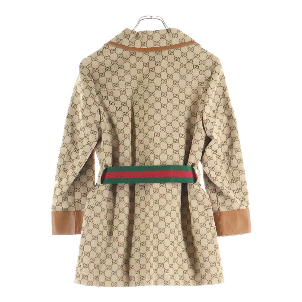 GUCCI(グッチ) GGキャンバス ジャケット ベージュ 682302 Z8AWR 2184 レディース