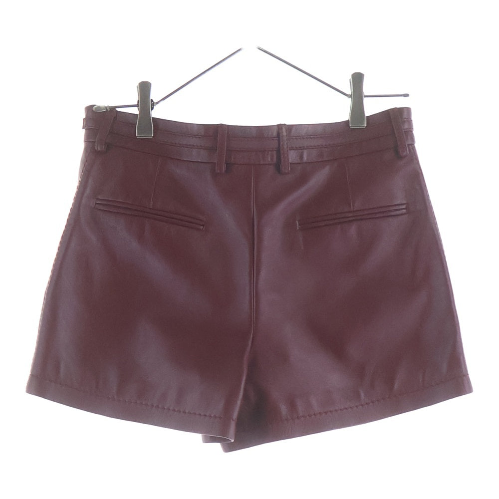 GUCCI(グッチ) ホースビット レザー ショートパンツ レッド 815075 XNA4G レディース