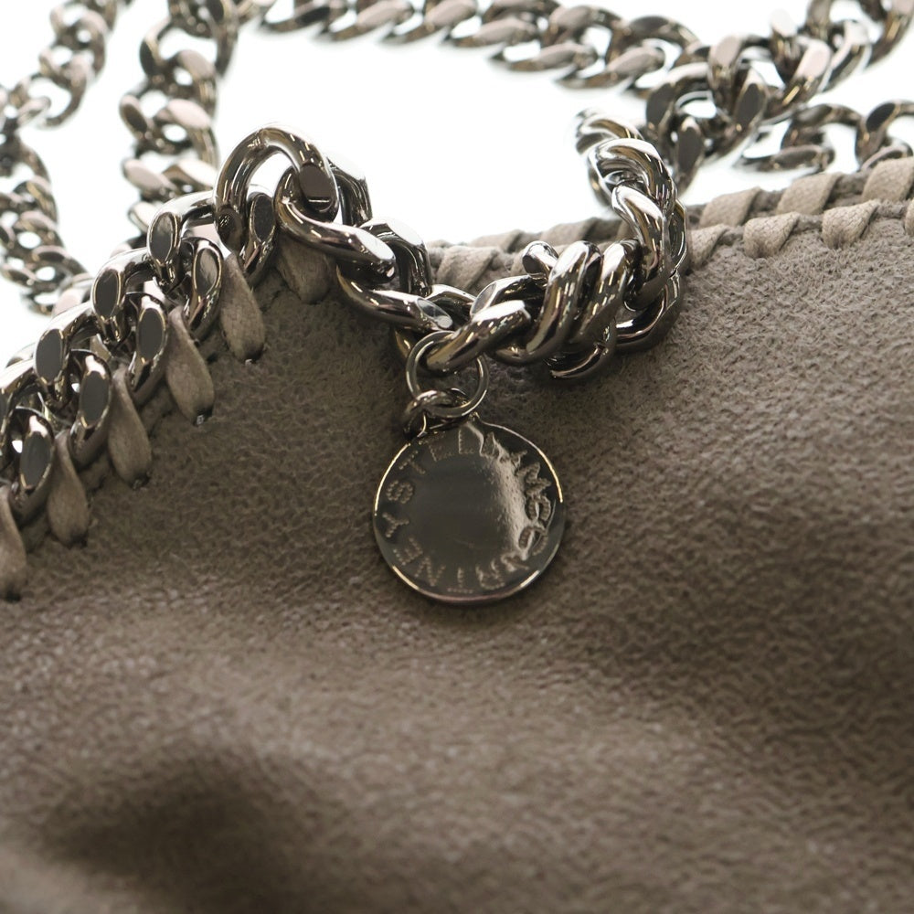 STELLA McCARTNEY(ステラマッカートニー) ファラベラ ミニチェーン ショルダーバッグ ハンドバッグ グレー レザー レディース