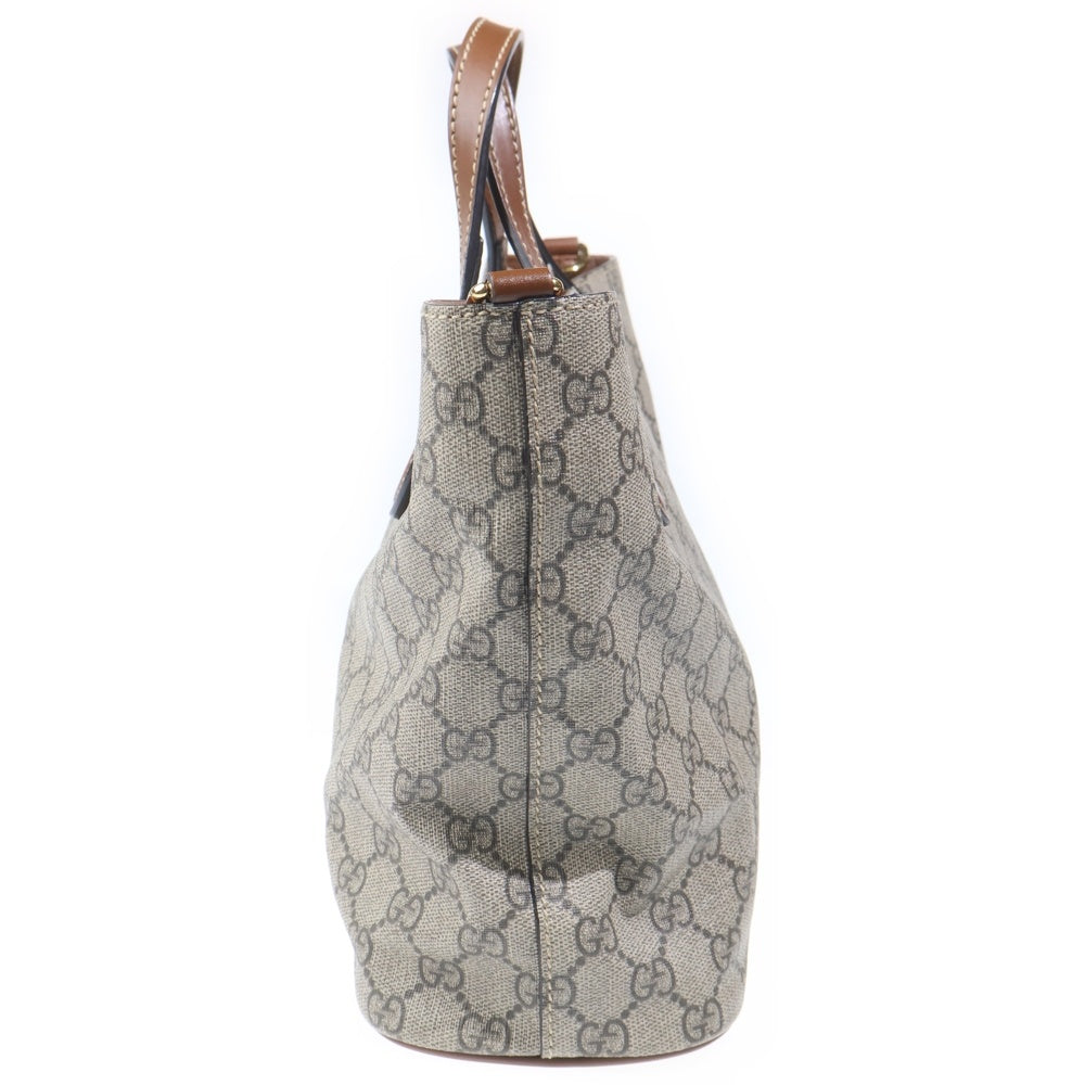 GUCCI(グッチ) GGスプリーム ハンドバッグ ベージュ 473887