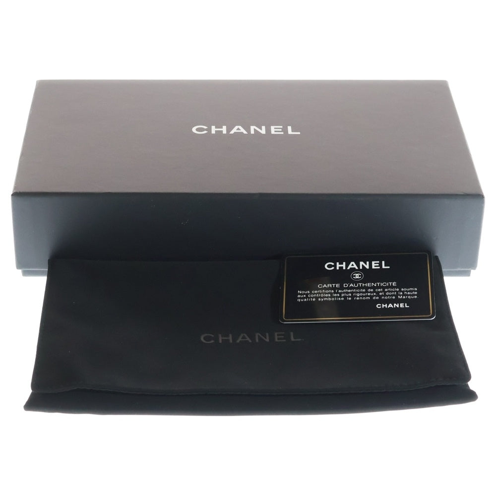CHANEL(シャネル) マトラッセ アイウェア チェーンショルダーバッグ ブラック キャビアスキン ゴールド金具 AP2044 レディース