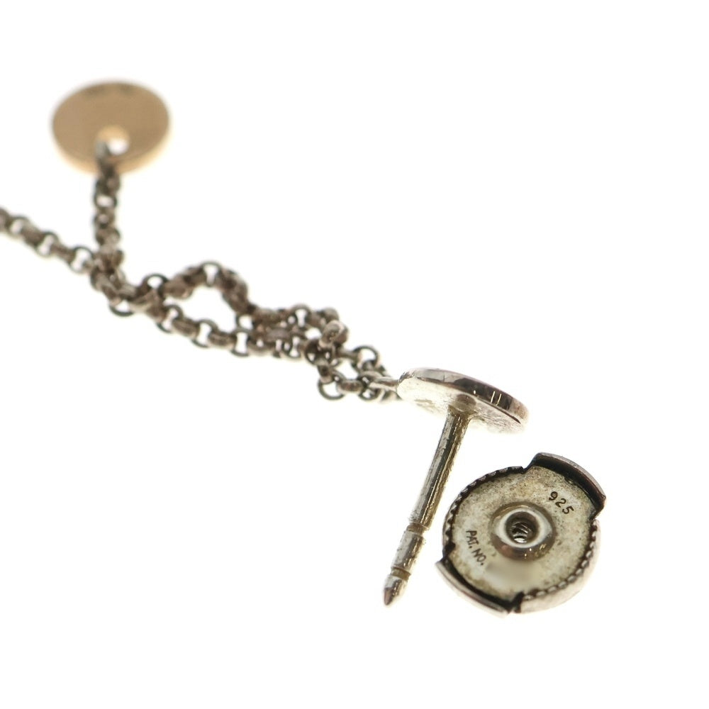 HERMES(エルメス) エクスリブリス ピアス シルバー コイン Ag925×Au750 レディース