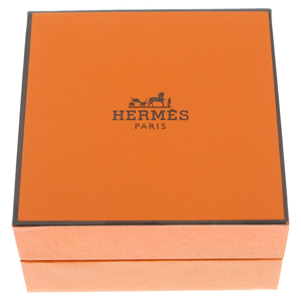 HERMES(エルメス) エクスリブリス ピアス シルバー コイン Ag925×Au750 レディース