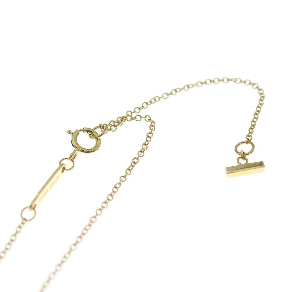 TIFFANY & Co.(ティファニー) Tスマイル ミニ ネックレス ペンダント チェーン Au750YG 2.3g レディース