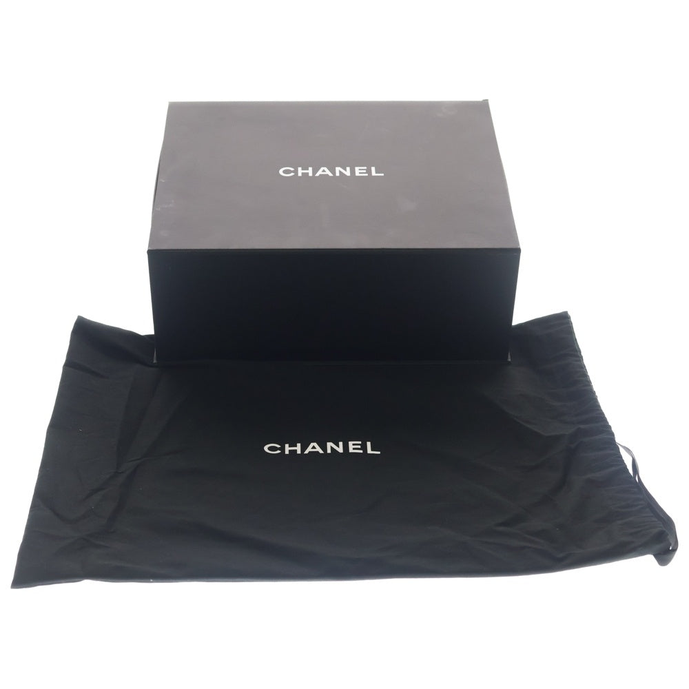 CHANEL(シャネル) トップハンドル 2WAYバッグ 黒 キャビアスキン GD金具 プレート レディース
