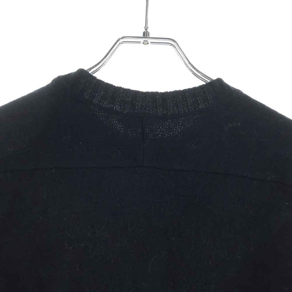 SAINT LAURENT PARIS(サンローランパリ) フロントデザイン コットンニットセーター ブラック 620203 YAPT2 レディース