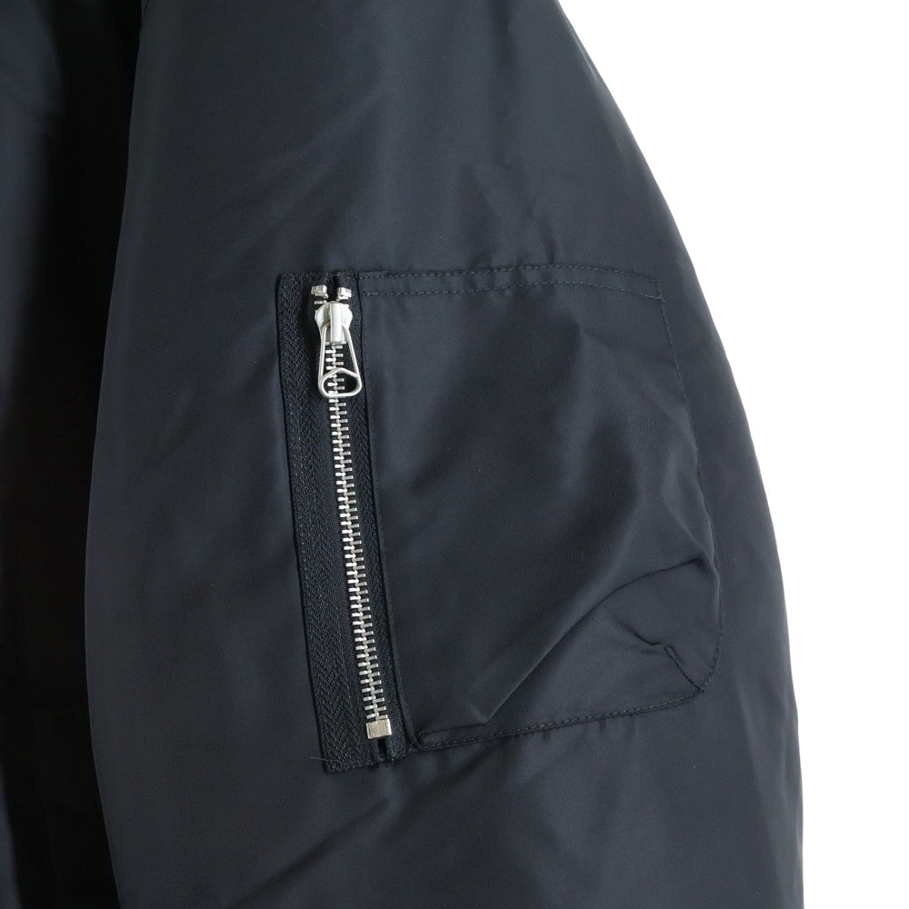 OAMC(オーエーエムシー) Cropped Hood Bomber Jacket クロップドボンバージャケット ブラック PCM2OB01A-NY002-99