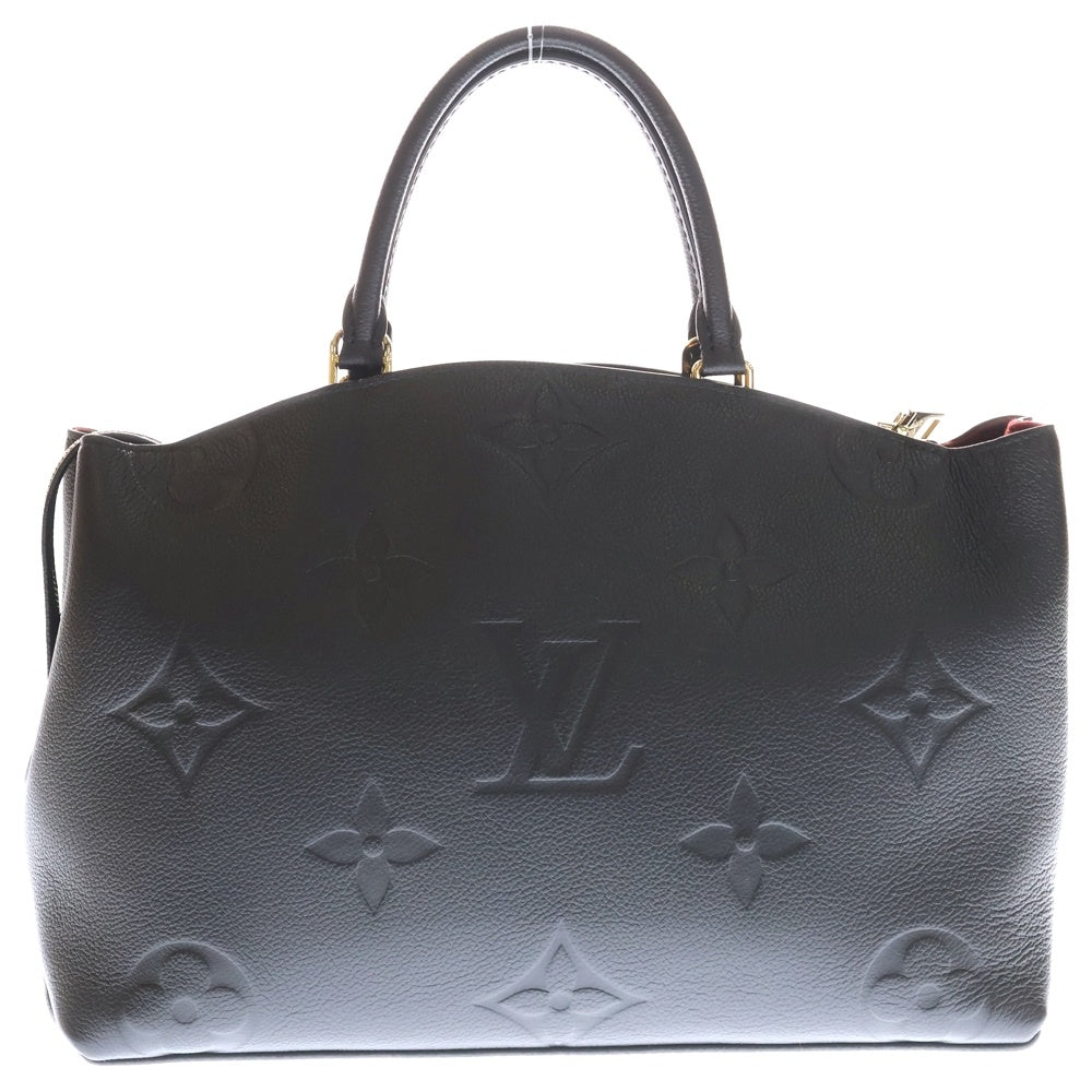 LOUIS VUITTON(ルイヴィトン) モノグラムアンプラント グラン・パレMM 2WAYバッグ ハンドバッグ ショルダーバッグ ブラック ノワール レザー M45811 ゴールド金具 レディース