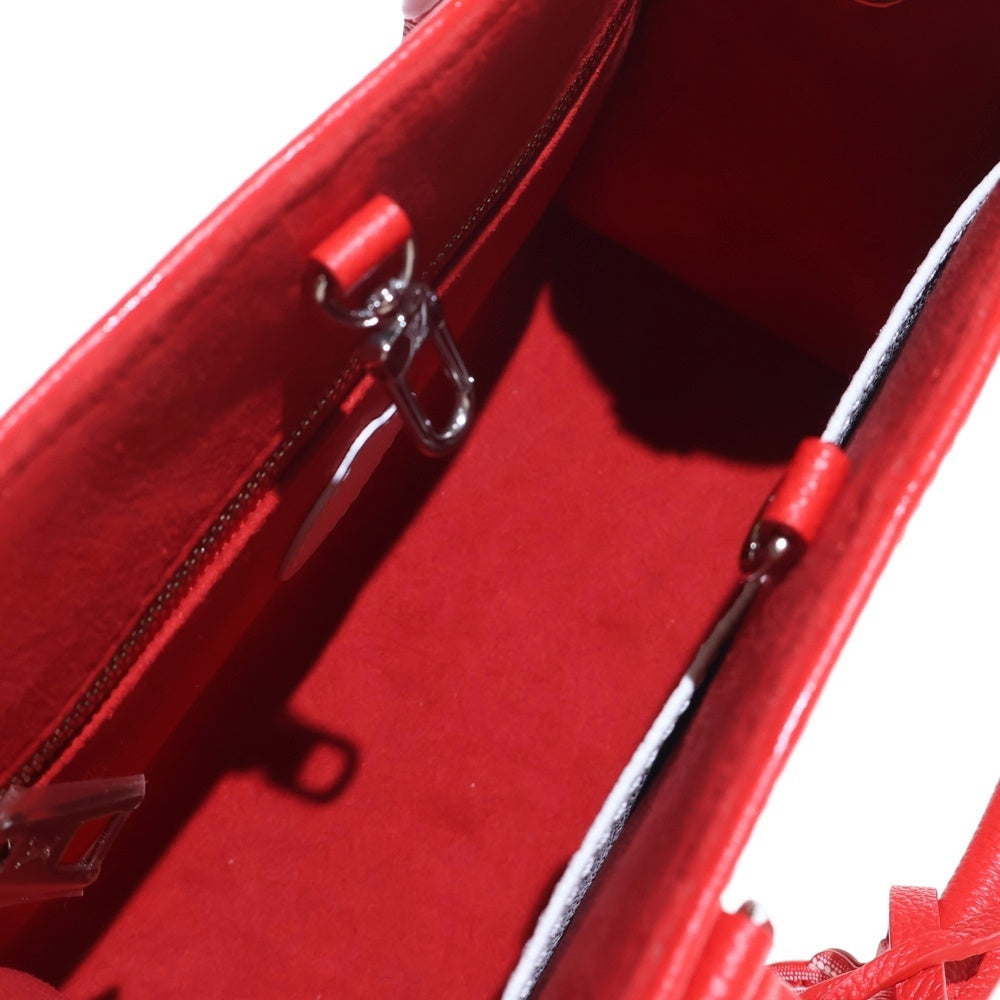 LOUIS VUITTON(ルイヴィトン) ×草間彌生 オンザゴー PM ハンドバッグ ショルダーバッグ レッド M46412 レディース