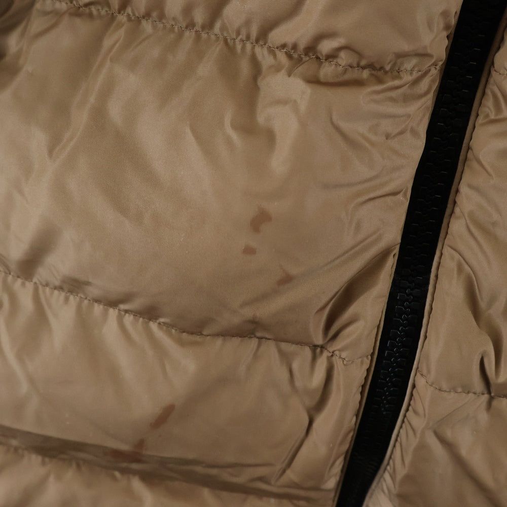 MONCLER(モンクレール) 21AW BOUCAGE ファーフーデッドダウンコート ベージュ レディース