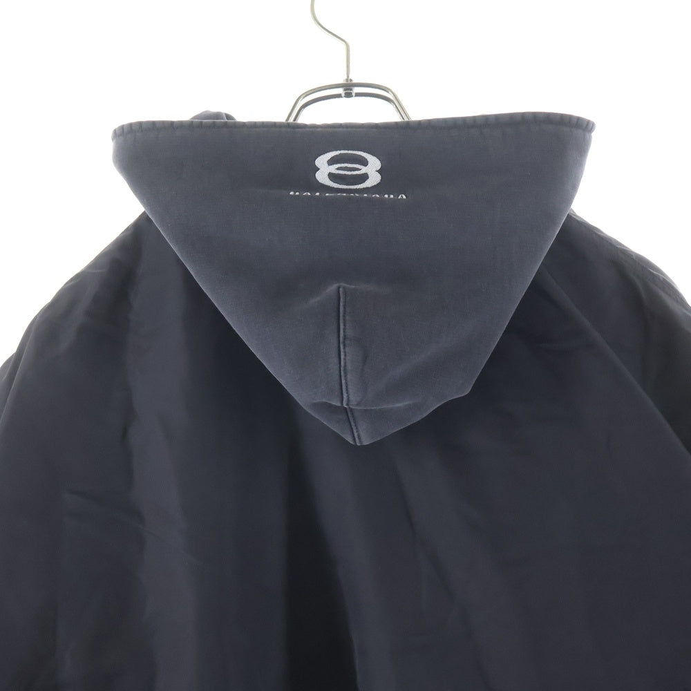 BALENCIAGA(バレンシアガ) フーデッド スタンダードボンバー ジャケット ブラック