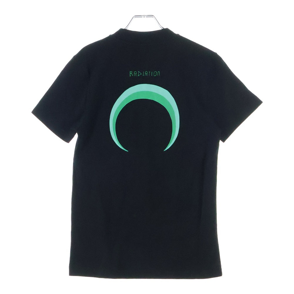 MARINE SERRE(マリーン セル) 19AW ムーンプリント 半袖Tシャツ カットソー ブラック レディース