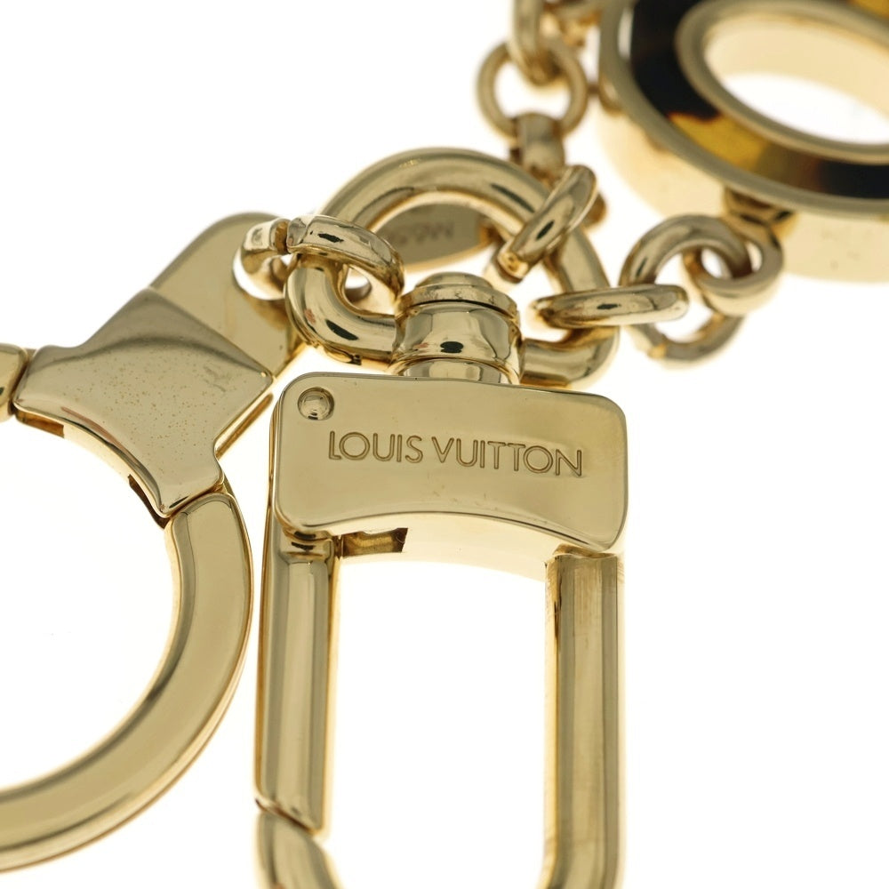LOUIS VUITTON(ルイヴィトン) ポルトクレ コンフィダンス バッグチャーム キーホルダー キーリング ブラウン×ゴールド GP M65088
