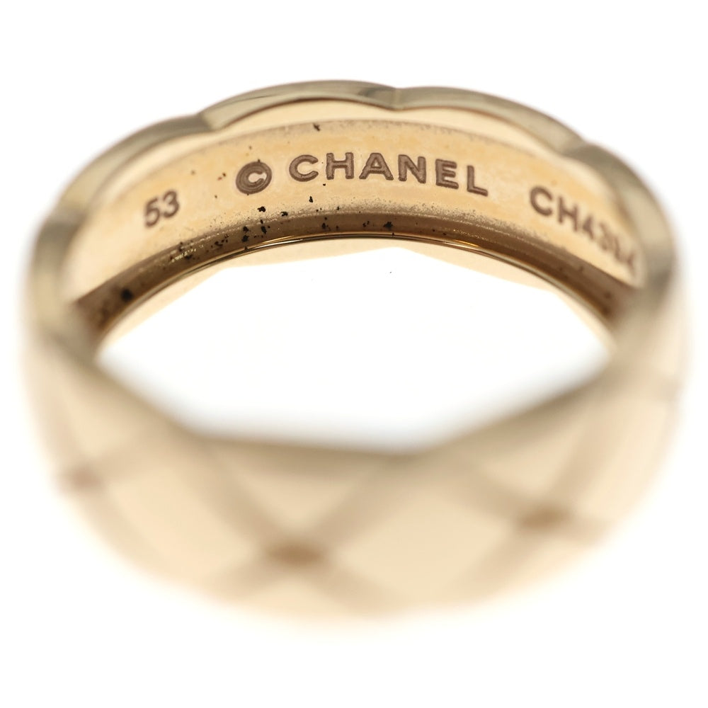 CHANEL(シャネル) ココクラッシュ リング 指輪 ピンクゴールド Au750 #53 5.8g レディース