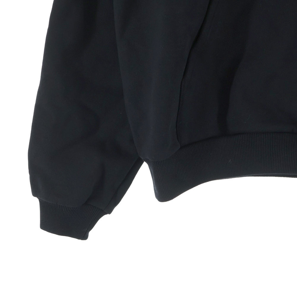 BALENCIAGA(バレンシアガ) キャンペーンロゴプリント プルオーバースウェットパーカー フーディー ブラック 556145