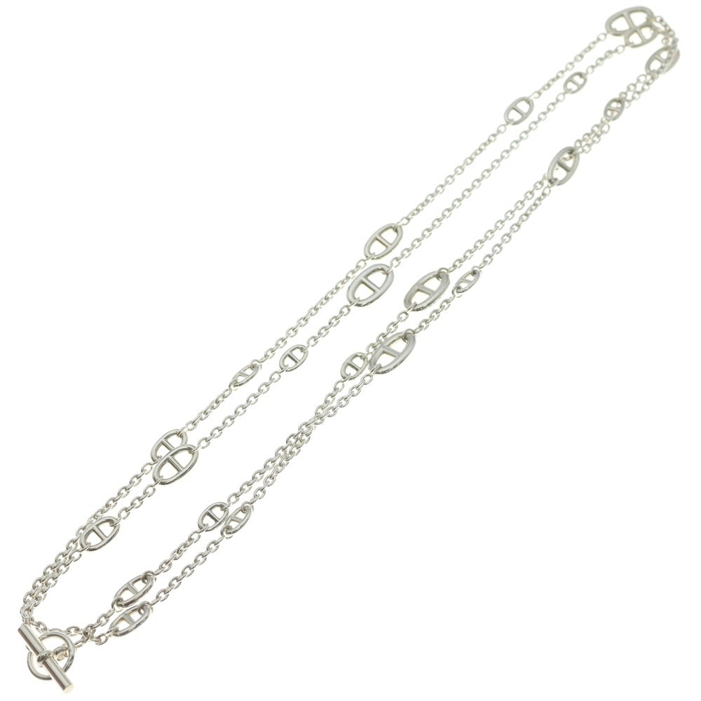 HERMES(エルメス) ファランドール ネックレス ペンダント チェーン シルバー 160 SV